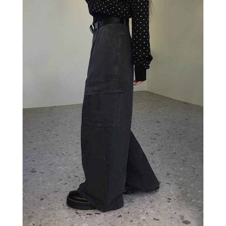 キンダー ピグメント カーゴ ワイドパンツ pt1499 | BEIDELLI | 詳細画像2 