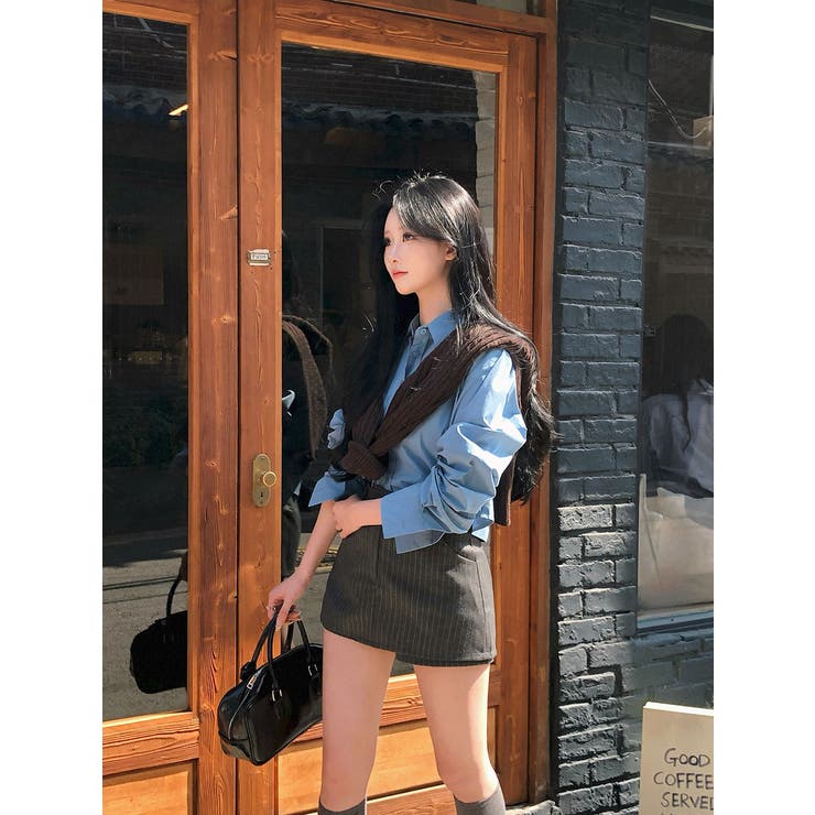 7color、デイリースタンダードクロップドシャツ bs1181 | BEIDELLI | 詳細画像3 