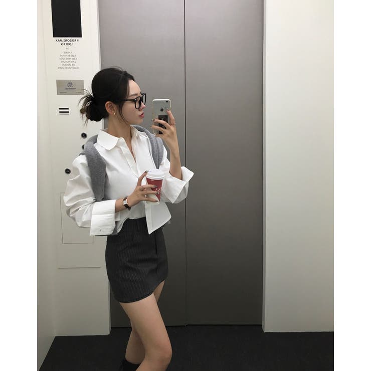 7color、デイリースタンダードクロップドシャツ bs1181 | BEIDELLI | 詳細画像8 