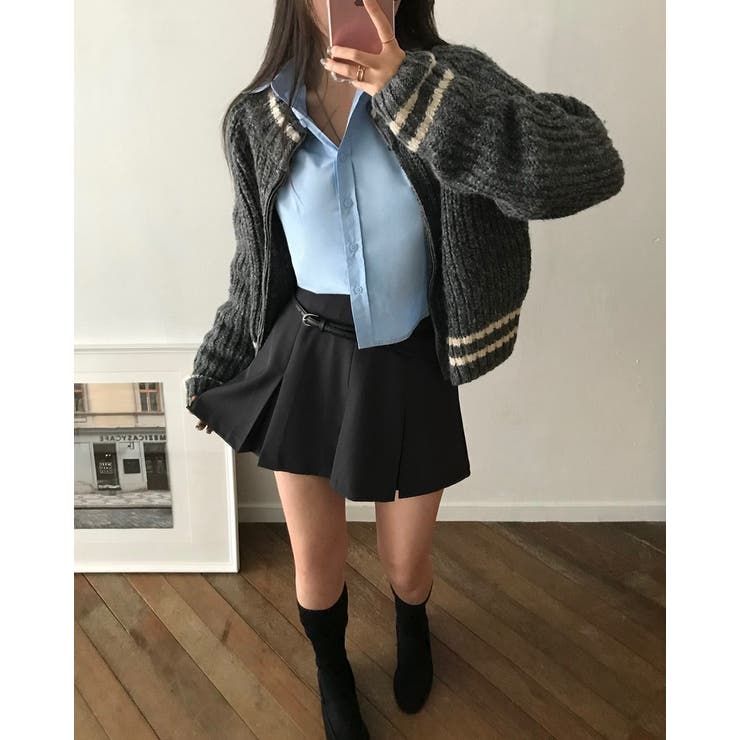 7color、デイリースタンダードクロップドシャツ bs1181 | BEIDELLI | 詳細画像13 