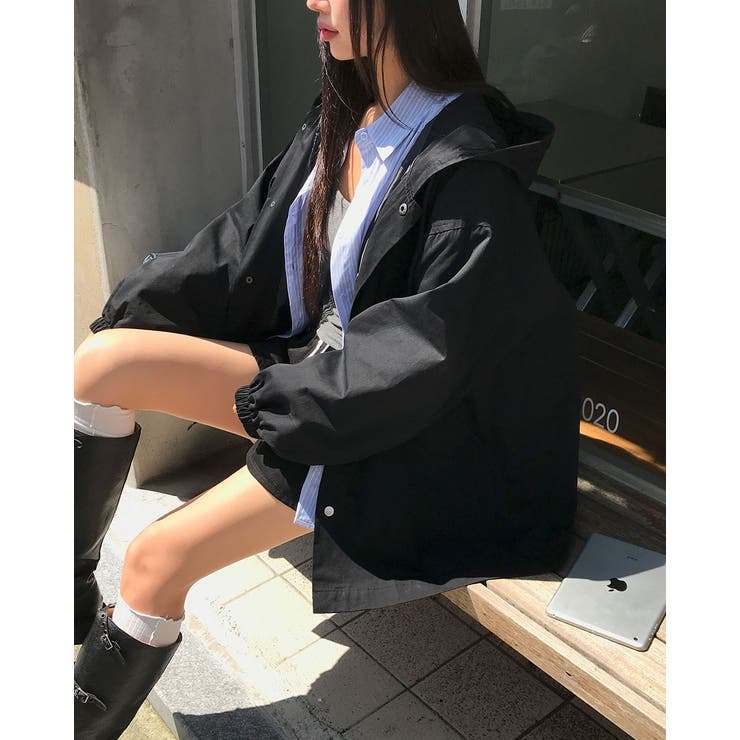 クラン フード付きミリタリージャケット jk1163 | BEIDELLI | 詳細画像4 