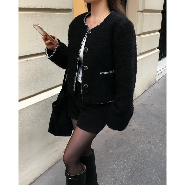 バードステッチツイードジャケット jk1174 | BEIDELLI | 詳細画像6 