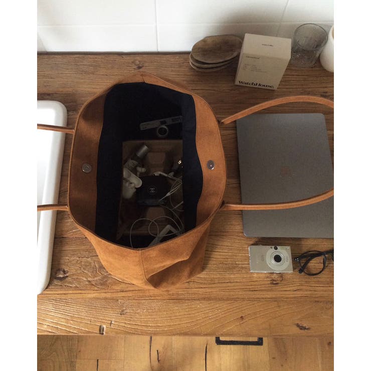 サーモン スエードトートバッグ bg1049 | BEIDELLI | 詳細画像12 