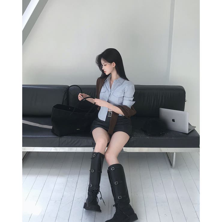 サーモン スエードトートバッグ bg1049 | BEIDELLI | 詳細画像8 