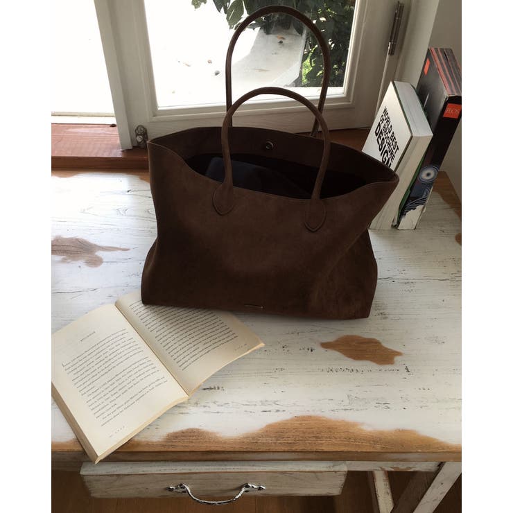 サーモン スエードトートバッグ bg1049 | BEIDELLI | 詳細画像2 