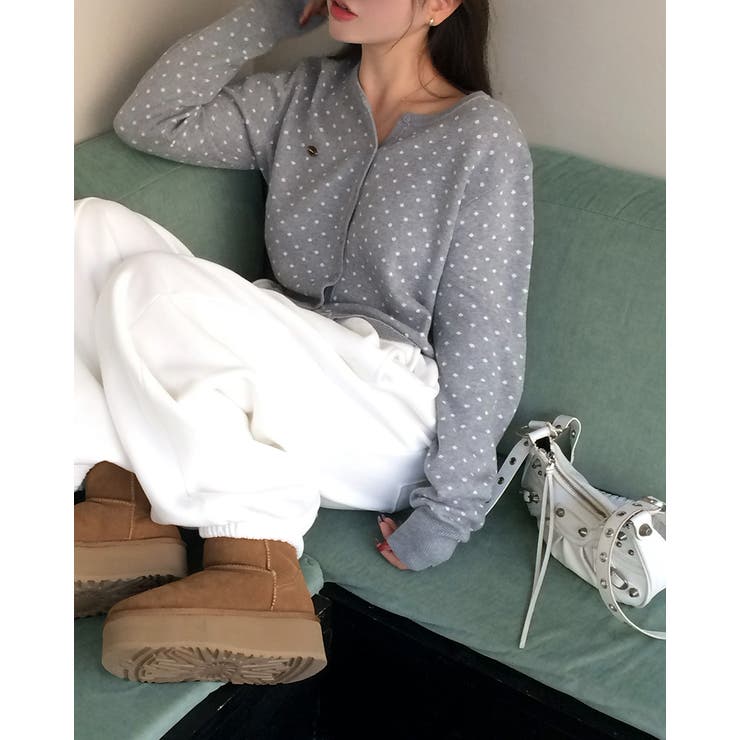 ポキードットニットカーディガン cd1281 | BEIDELLI | 詳細画像2 