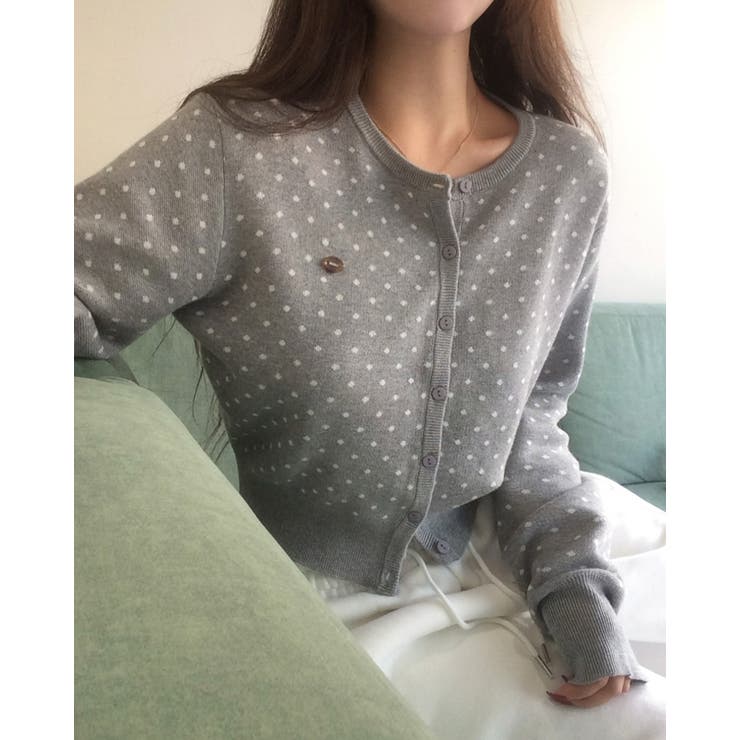 ポキードットニットカーディガン cd1281 | BEIDELLI | 詳細画像4 