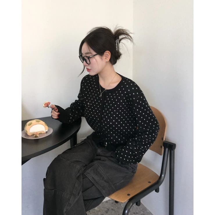 ポキードットニットカーディガン cd1281 | BEIDELLI | 詳細画像6 