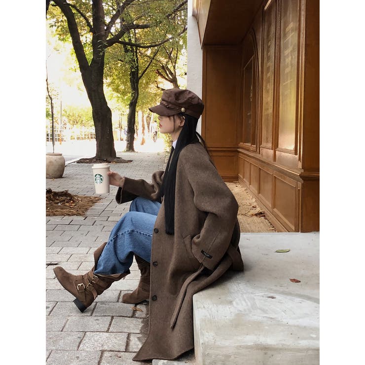 シアリング、バックポケットデニムワイドパンツ pt1427 | BEIDELLI | 詳細画像2 