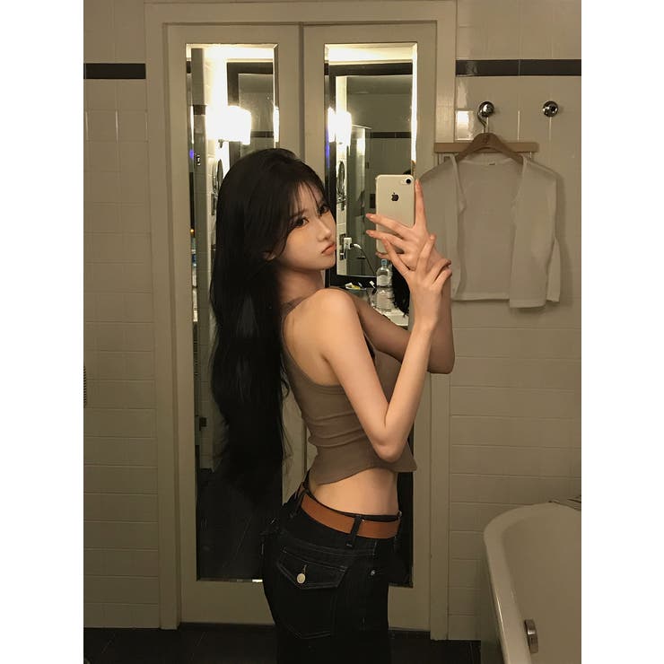 ペア、バックポケットフレアデニムパンツ pt1450 | BEIDELLI | 詳細画像4 