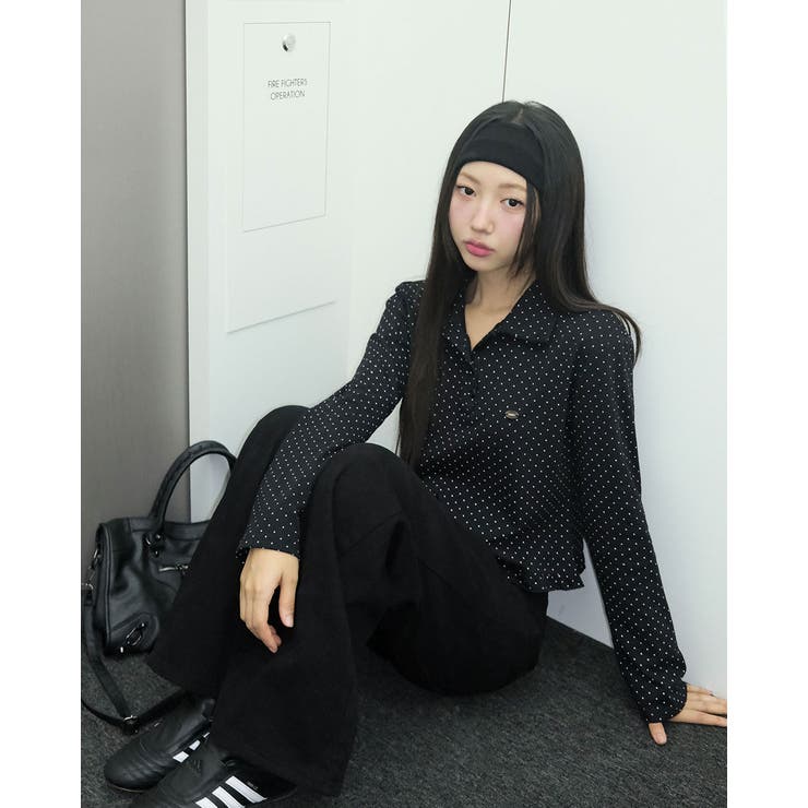 トゥイーティー フリルカラードットロングスリーブTシャツ ts1448 | BEIDELLI | 詳細画像2 