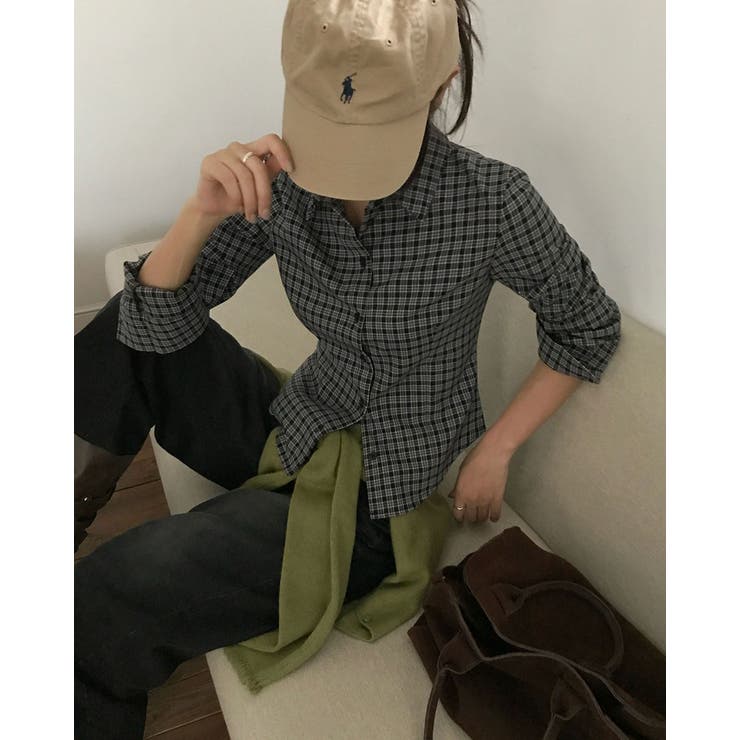 トリックスリムフィットチェックシャツ bs1207 | BEIDELLI | 詳細画像8 