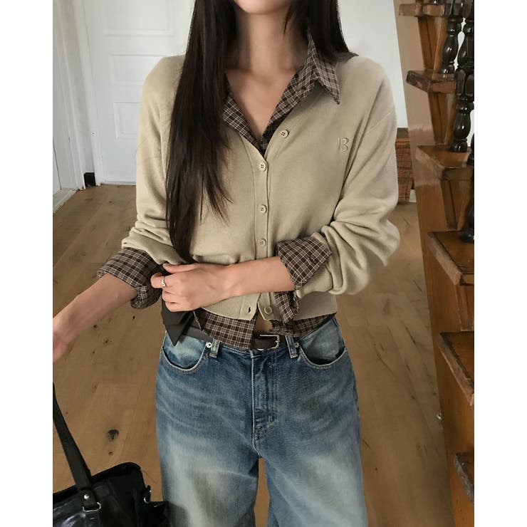 トリックスリムフィットチェックシャツ bs1207 | BEIDELLI | 詳細画像10 