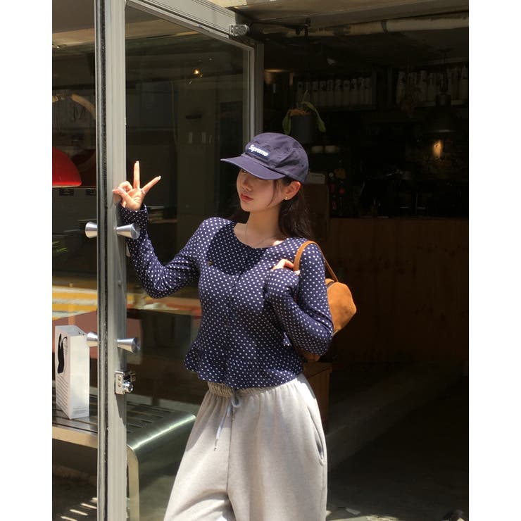 クラウド、フリル ドットカーディガン cd1276 | BEIDELLI | 詳細画像2 