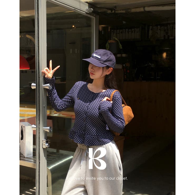 クラウド、フリル ドットカーディガン cd1276 | BEIDELLI | 詳細画像1 