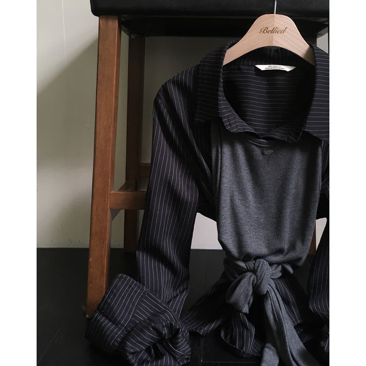 ベターストライプシャツ bs1208 | BEIDELLI | 詳細画像6 