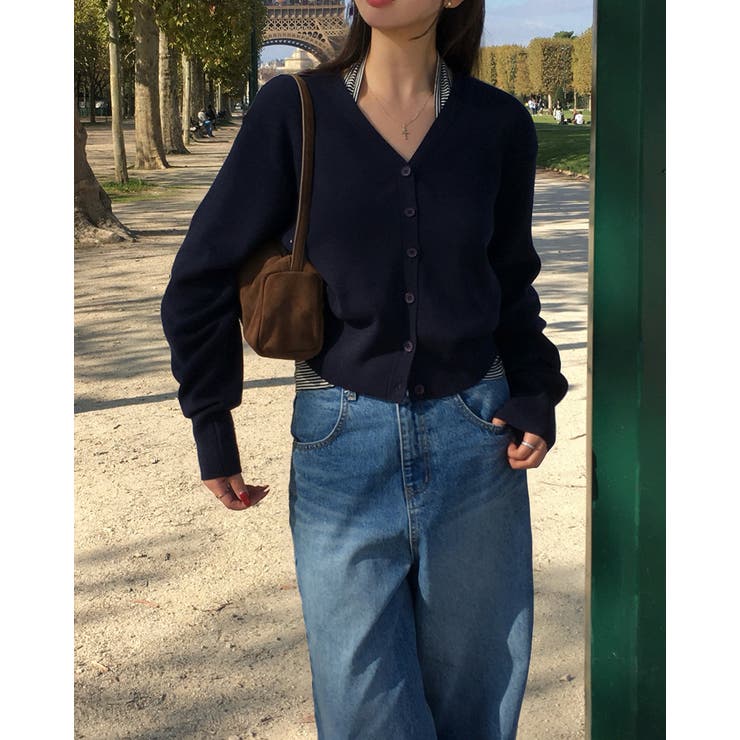 ベール ブイネックニットカーディガン cd1286 | BEIDELLI | 詳細画像5 