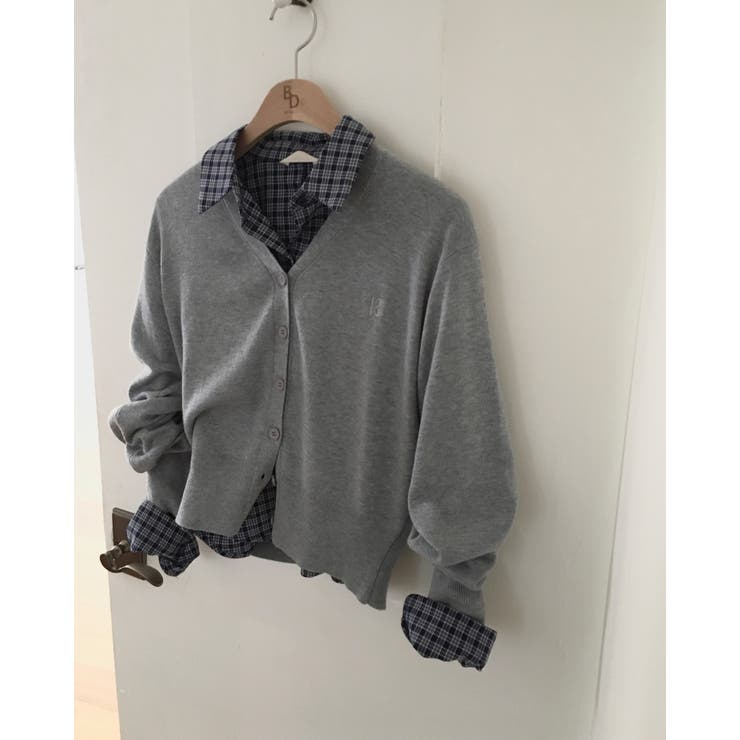 ベール ブイネックニットカーディガン cd1286 | BEIDELLI | 詳細画像8 