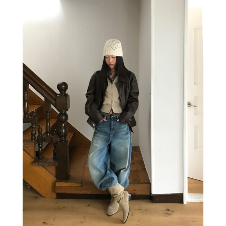 ベール ブイネックニットカーディガン cd1286 | BEIDELLI | 詳細画像16 