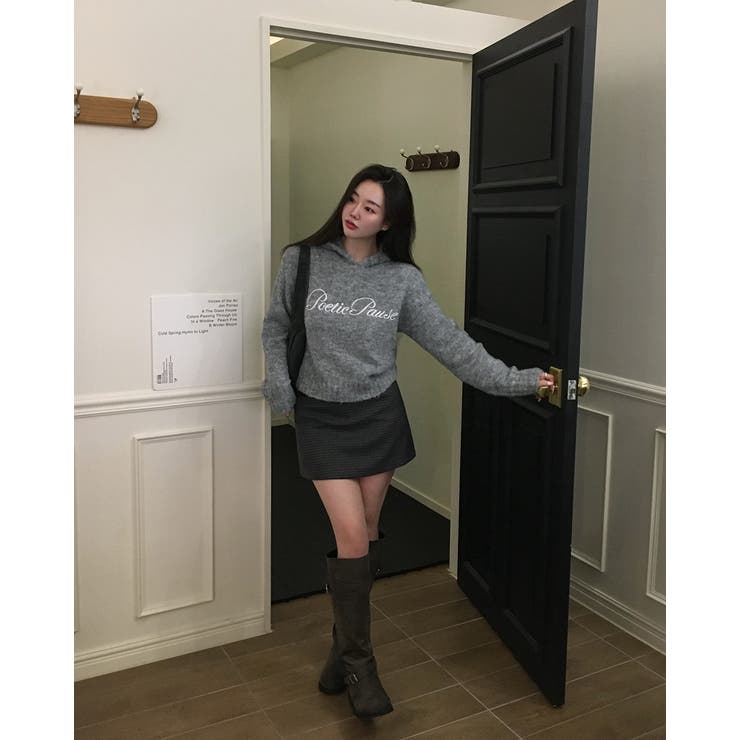 ブリングレターリングフードウールニット nt1322 | BEIDELLI | 詳細画像5 