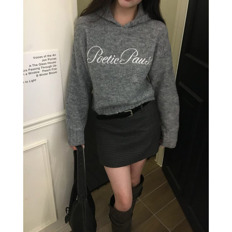 ブリングレターリングフードウールニット nt1322 | BEIDELLI | 詳細画像2 