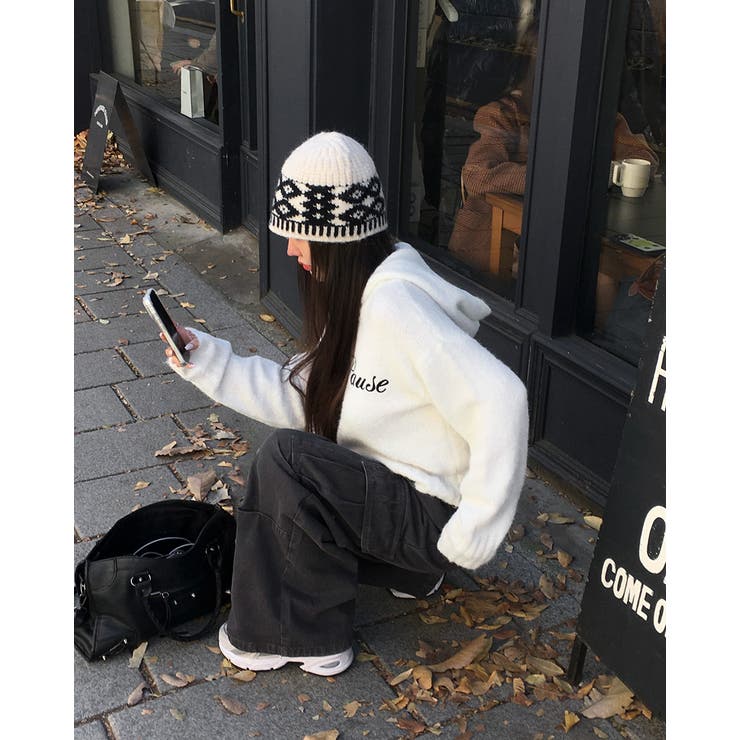 ブリングレターリングフードウールニット nt1322 | BEIDELLI | 詳細画像7 