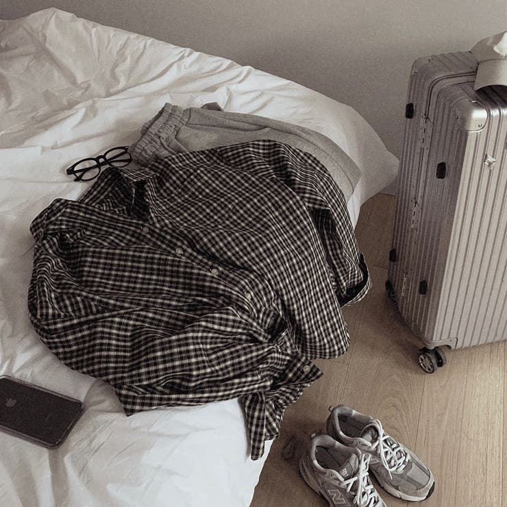 カジュアルオーバーフィットチェックシャツ bs1161 | BEIDELLI | 詳細画像2 