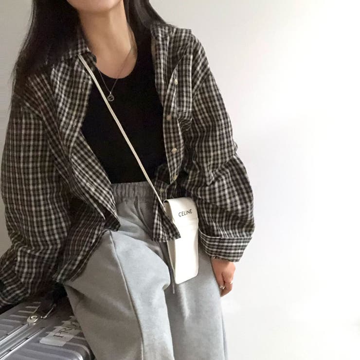 カジュアルオーバーフィットチェックシャツ bs1161 | BEIDELLI | 詳細画像7 