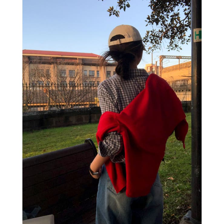 ピッピ、 スリムチェックシャツ・ブラウス bs1176 | BEIDELLI | 詳細画像8 