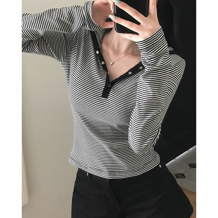 ボーダーフーディー長袖Tシャツ ts1454 | BEIDELLI | 詳細画像6 