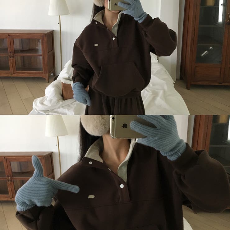 ルーズフィット配色プラケットトレーナー ts1374 | BEIDELLI | 詳細画像13 