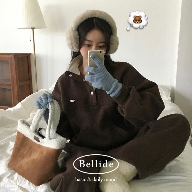 ルーズフィット配色プラケットトレーナー ts1374 | BEIDELLI | 詳細画像1 