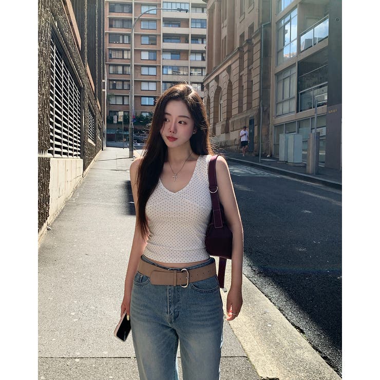 IVORY | フィップス Vネックキャミソール ts1502 | BEIDELLI