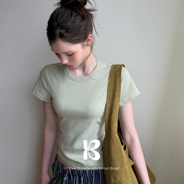 グリーン | ディフューズ 半袖Tシャツ ts1524 | BEIDELLI