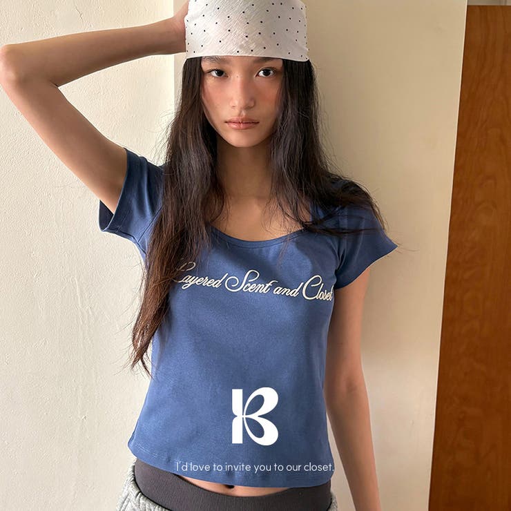 ブルー | スコープスクエア半袖Ｔシャツ ts1512 | BEIDELLI