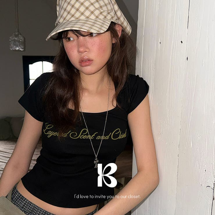 ブラック | スコープスクエア半袖Ｔシャツ ts1512 | BEIDELLI