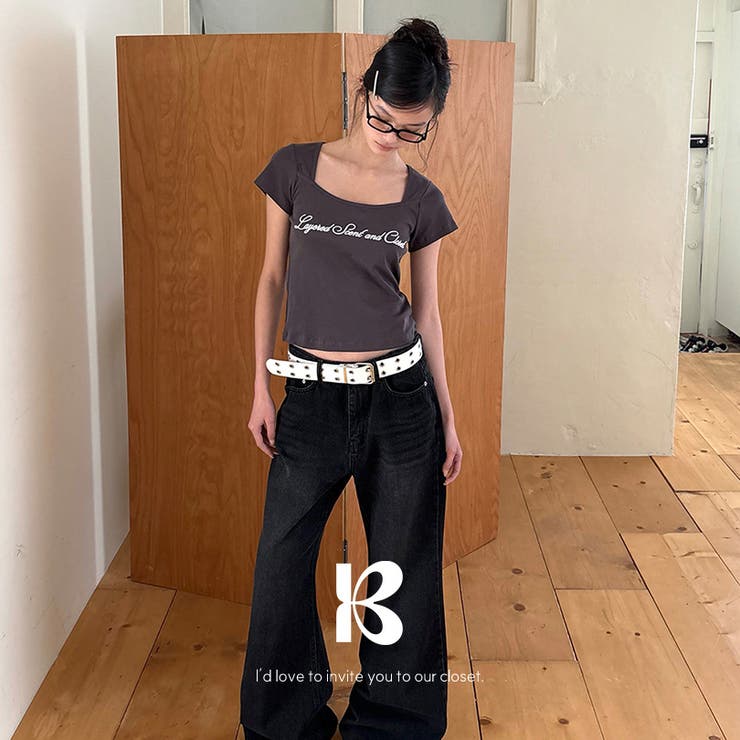 チャコール | スコープスクエア半袖Ｔシャツ ts1512 | BEIDELLI