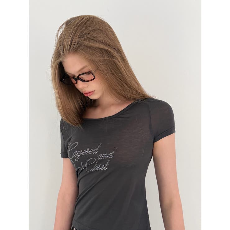 ベヌ シースルー半袖Tシャツ ts1484 | BEIDELLI | 詳細画像7 