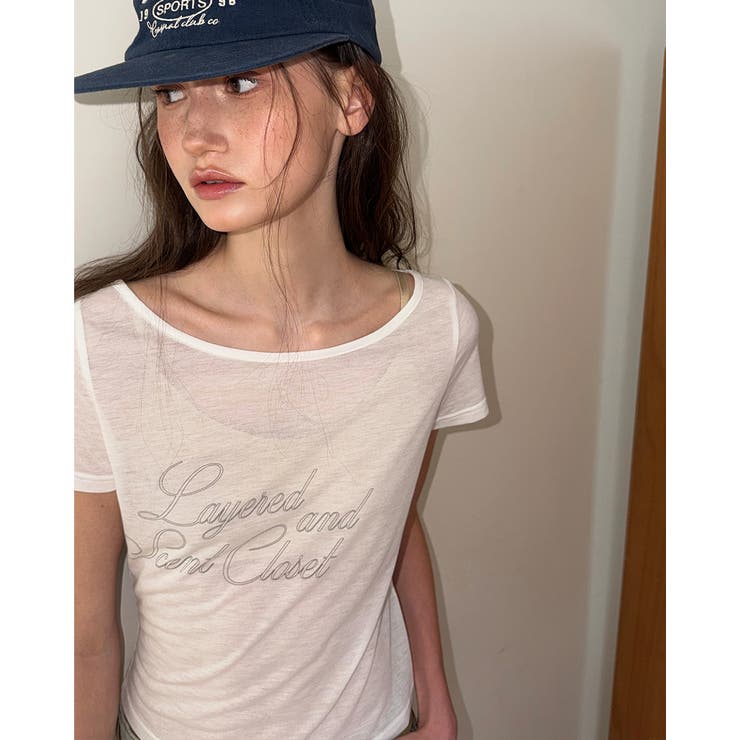 ベヌ シースルー半袖Tシャツ ts1484 | BEIDELLI | 詳細画像12 