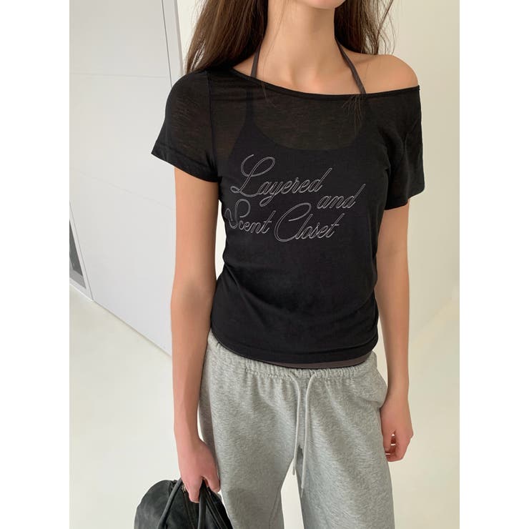 ベヌ シースルー半袖Tシャツ ts1484 | BEIDELLI | 詳細画像16 