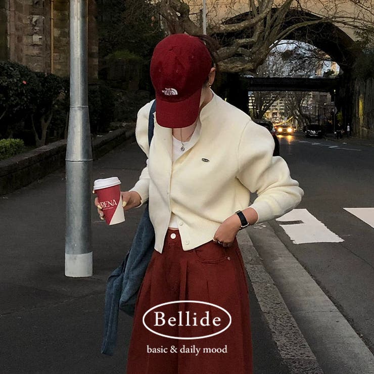 アイボリー | デイ、ラウンドペンダントカーディガン cd1249 | BEIDELLI