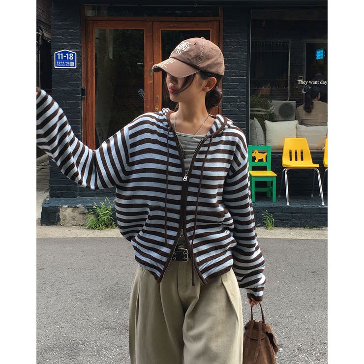 スカイ ブルー | スペル フーディーボーダーニットジップアップ jp1180 | BEIDELLI