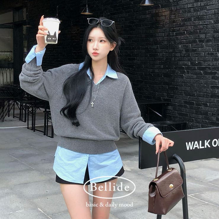 スカイ ブルー | ウィーク、スタンダードデイリーシャツ・ブラウス bs1182 | BEIDELLI