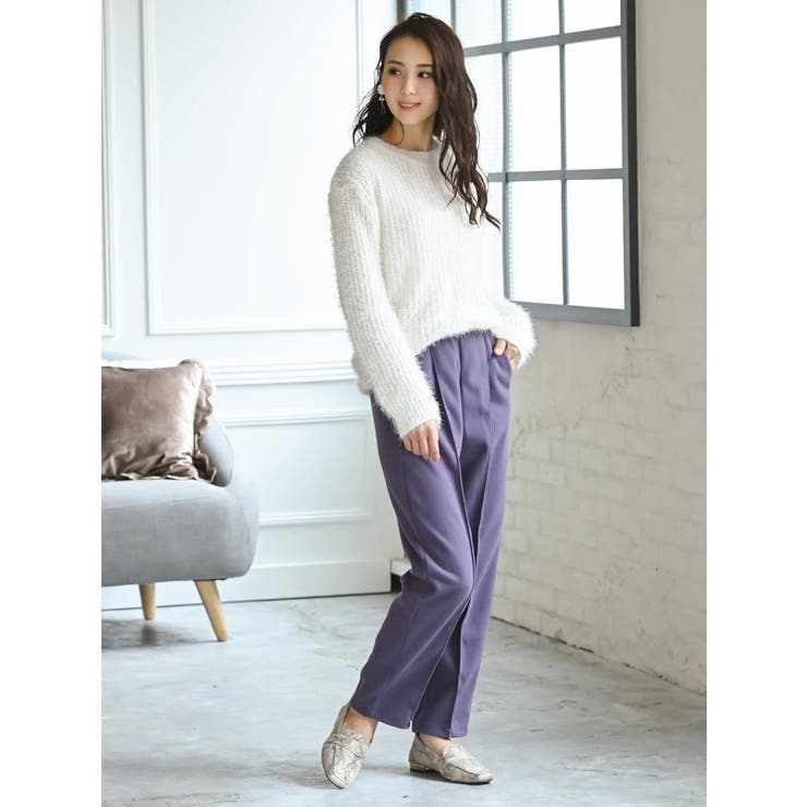 パープル | ロングパンツ パンツ カラバリ豊富 | Rvate