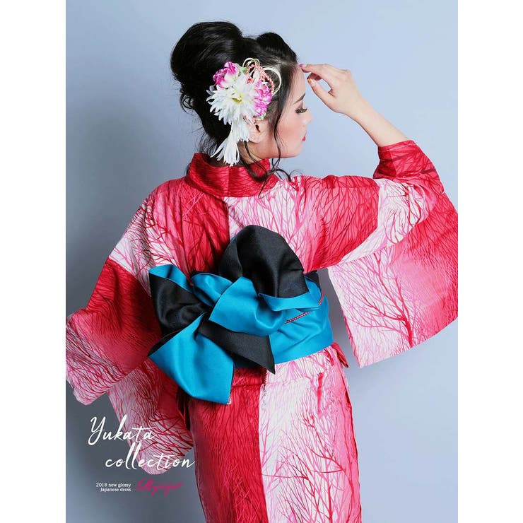 高級浴衣 2点セット 浴衣 赤 グラデーション 品番 Rv Ryuyu リューユ のレディースファッション通販 Shoplist ショップリスト