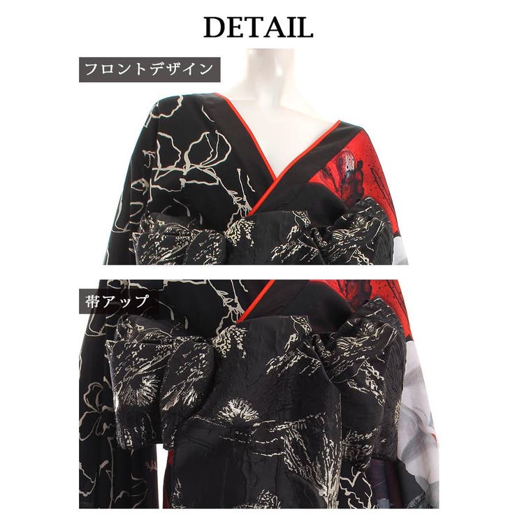 黒地 和風 キャバドレス 花魁 着物ドレス 品番 Rv Ryuyu リューユ のレディースファッション通販 Shoplist ショップリスト