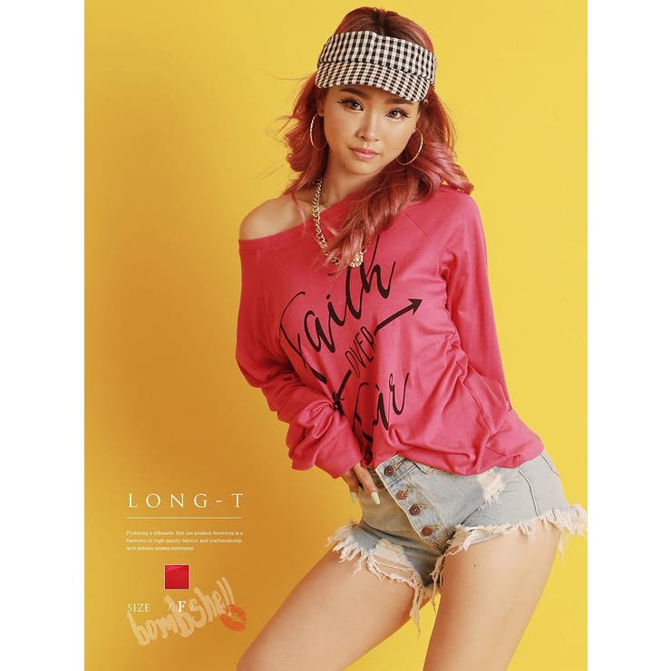 ロンT Tシャツ 長袖Tシャツ | bombshell | 詳細画像1 