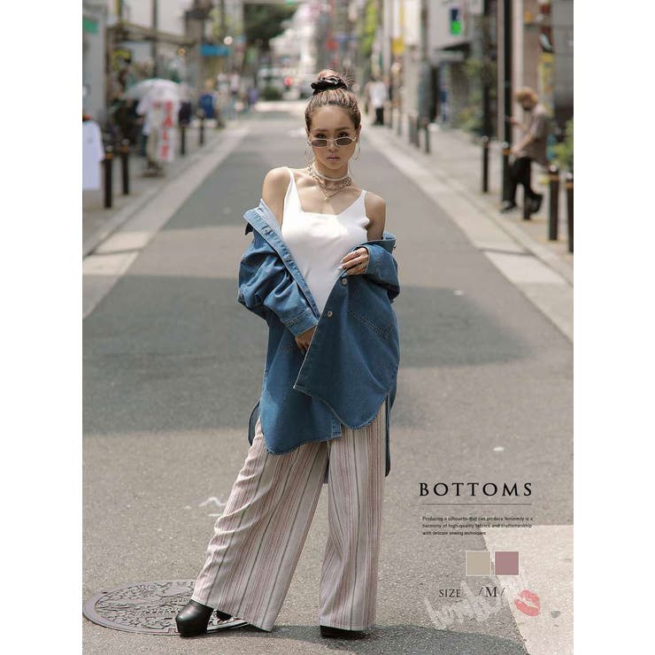 パンツ サルエルパンツ ウエストゴム | bombshell | 詳細画像1 