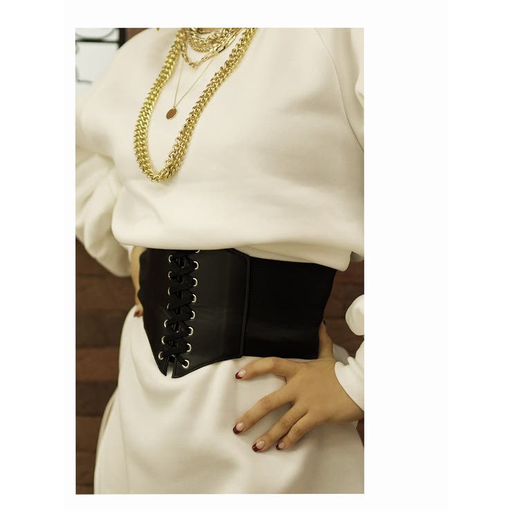 ブラック | グッズ レースアップ コルセット | bombshell