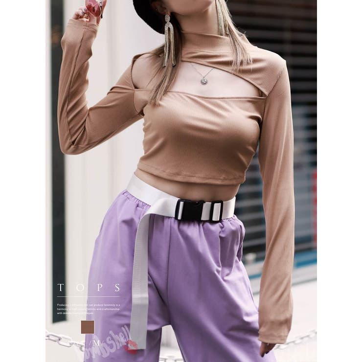 半袖カットソー カットソー 長袖 | bombshell | 詳細画像1 